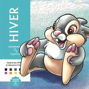 חוברת צביעה מסתורין - חורף
